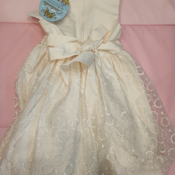 Cinderella new w/tag girl Christmas off-white formal dress size 8 - Picture 4 of 5